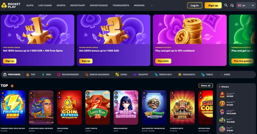 RocketPlay Casino Review