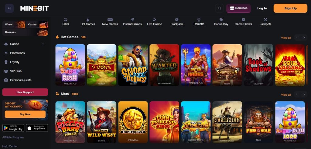 MineBit Casino Review - Crypto Casino