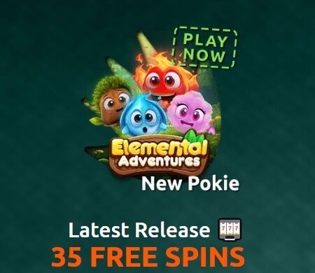 PlayCroco 35 Free Spins No Deposit Bonus on Elemental Adventures