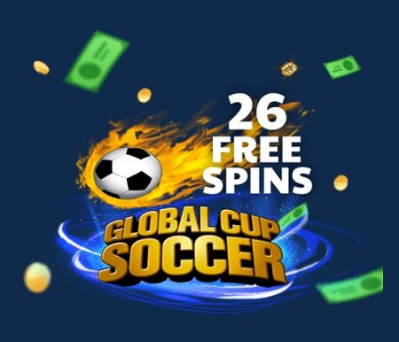 Ripper Casino 26 Free Spins on Global Cup Soccer