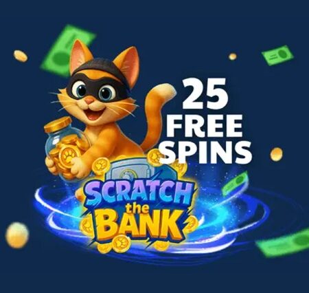 Ripper Casino 25 Free Spins on Scratch the Bank